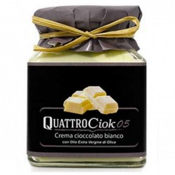 Crème au chocolat blanc à l'huile d'olive - Quattrociocchi - 270gr