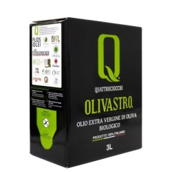 Huile d'Olive Extra Vierge Olivastro Bio Bag in Box - Quattrociocchi - 3l