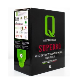 Huile d'Olive Extra Vierge Superbo Moraiolo Bio Bag in Box - Quattrociocchi - 3l