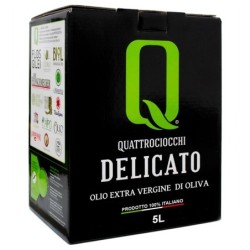 Huile d'Olive Extra Vierge Delicato Leccino Bag in Box - Quattrociocchi - 5l